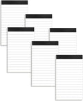 6 Pack Small Notepads Refills Memo Pads 3 X 5 Inch Lined Writing Note Pads with 30 Sheets Note Pad Paper in Each Pad Mini Pocket Notebook Refills