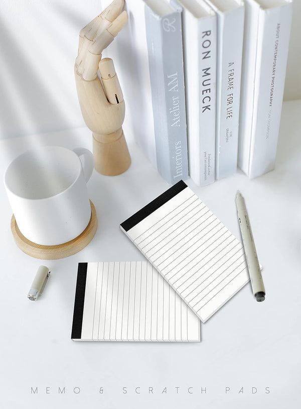 6 Pack Small Notepads Refills Memo Pads 3 X 5 Inch Lined Writing Note Pads with 30 Sheets Note Pad Paper in Each Pad Mini Pocket Notebook Refills