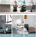 Tirifer Garden Statue Gnome with Gun, Guard Gnome for Garden Military Army Statue Tactical Soldier for Indoor Outdoor, Patio, Yard, Lawn,