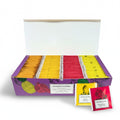 Premium Organic Fruit Green Tea Sampler, 100 Count Assorted Tea Bags, Caffeinated & Herbal Variety Pack Pineapple, Pomegranate, Mango, Peach Flavors
