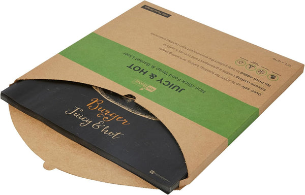 Restaurantware-Rw Base 12 Inch Deli Papers, 200 Juicy and Hot Sandwich Wrapping Papers - No Added PFAS, Greaseproof, Kraft Paper Food Basket