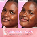 Glow Recipe Watermelon Niacinamide Dew Drops, Travel Size - Brightening, Plumping Hydrating Face Serum, Makeup Primer + Liquid Highlighter with