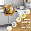 Sponge Holder for Kitchen Sink,Smiley Face Sink Caddy with Removable Brush Holder,Self-Draining Sponge Caddy for Sponge,Soap,Dish