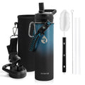 Insulated Water Bottle 20 Oz, Triple Wall Vacuum Stainless Steel (Cold for 48 Hrs), Leak Proof & Non-Bpa, Kids Water Bottle Jug for School with