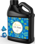 Bsrezn 1000G UV Resin Hard, Crystal Clear Solar Activated UV Glue for Jewelry Making (1000G)