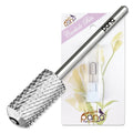 PANA 3/32" Large Smooth round Top Safety Carbide Nail Drill Bit for Gel Polish & Acrylic Removal Nail Salon Manicure Pedicure Electric File Tools