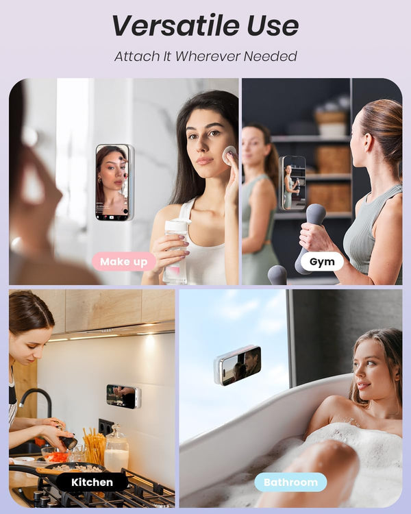 Klearlook 2PCS Magnetic Suction Phone Mount for MagSafe Case, Sticky Phone Grip Holder for iPhone, Removable Hands-Free Selfie/Video for TikTok