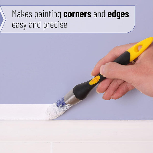 Bates Trim Brush, 0.75 Inch Edge Painting Tool, Trimmer Edger