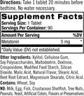 Natrol Melatonin 5 Mg Fast Dissolve Sleep Support Tablet - 90 per Pack - 2