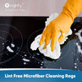Orighty Microfiber Cleaning Cloths, 75 Sheets Shop Towels, Reusable Paper Towels Shop Rags, Washable Microfiber Towel Roll Cleaning Rags for Cars,