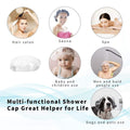30Pcs Disposable Shower Caps-Multi-Purpose Thickening Elastic Bath Cap Plastic Waterproof Clear Shower Cap Bath Shower Caps Women Spa,Men Hair