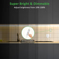 Maylit under Cabinet Lights Plug In, 3 Pcs 12 Inch Ultra Thin under Cabinet Lighting, Super Bright Warm White under Counter Lights for Kitchen,