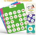 Matching Memory Game for Kids Age 3 4 5 6 7 8 Year Old, Travel Toy for Boys Girls, Wooden Board Game, Road Trip Essentials for Toddler, Airplane/
