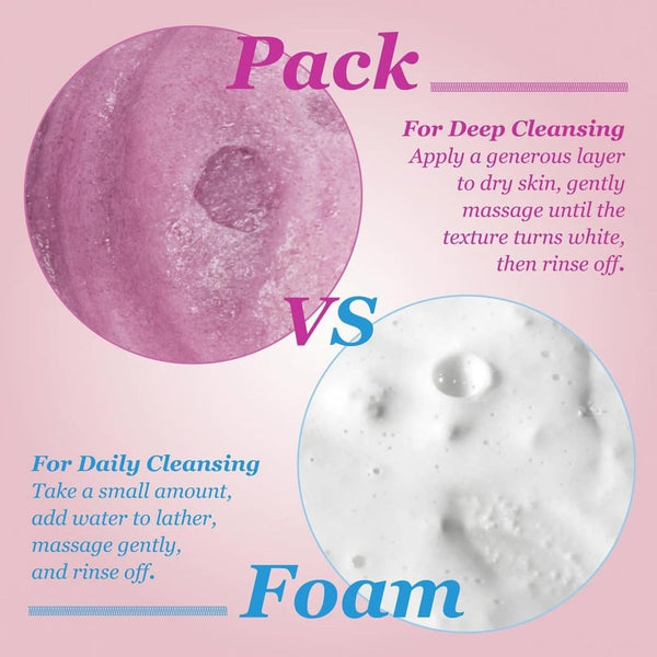 4-In-1 Konjac Jelly Face Cleanser â Gentle Daily Exfoliating, Deep Cleansing, Pore Care & Makeup Removal | Berry Smoothie Texture with Raspberry &