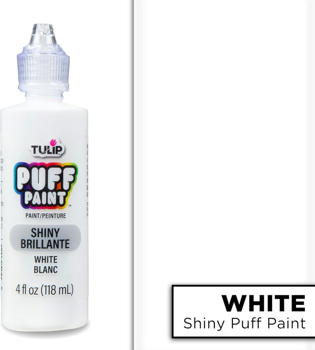 Tulip Puff Paint Slick White 4 Fl Oz (Pack of 1)