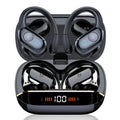 Wireless Earbuds Bluetooth 5.4 Headphones Sports, 75H Stereo Deep Bass over Ear Buds with Earhooks, Bluetooth Earbuds with 4 ENC Mic, LED Display,