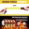 4 Rolls 20mm x16m(52FT) Heat Tape High Temperature Heat Resistant Tape Heat Transfer Tape for Heat Sublimation Press Vinyl,No Residue