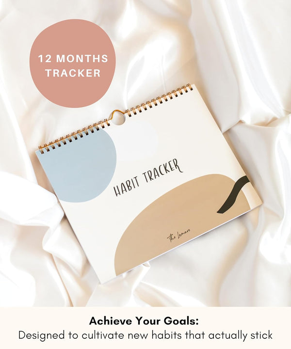 Lamare Habit Tracker Calendar â Premium Daily Habit Tracker Journal and Goal Board, Workout Motivation & Productivity Tool
