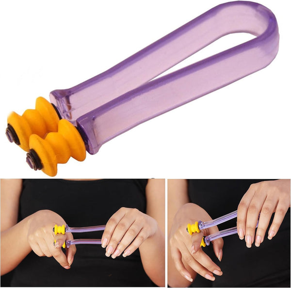 Acupressure Finger Roll Kit with Sujok Ring, Power Thumb, Reflexology Chart, and Instruction Manual - Harmony at Your Fingertips (Assorted)