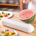 Plastic Wrap Cutter, Plastic Film Cutter Sliding Plastic Cutter Kitchen Plastic Wrap Cutter Reusable Plastic Wrap Dispenser Suitable for Plastic