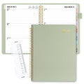 SUNEE 2025-2026 Weekly & Monthly Planner 9"X11.2" - 12 Month (July 2025 - June 2026), Vegan Leather Cover Planner Academic Year Calendar, Pocket,