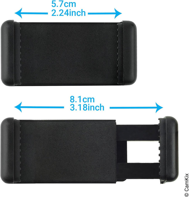 Camkix Hot Shoe Mount Adapter Kit Compatible with Phone, Action Cam to the Flash Mount of Your DSLR Camera - Record Your