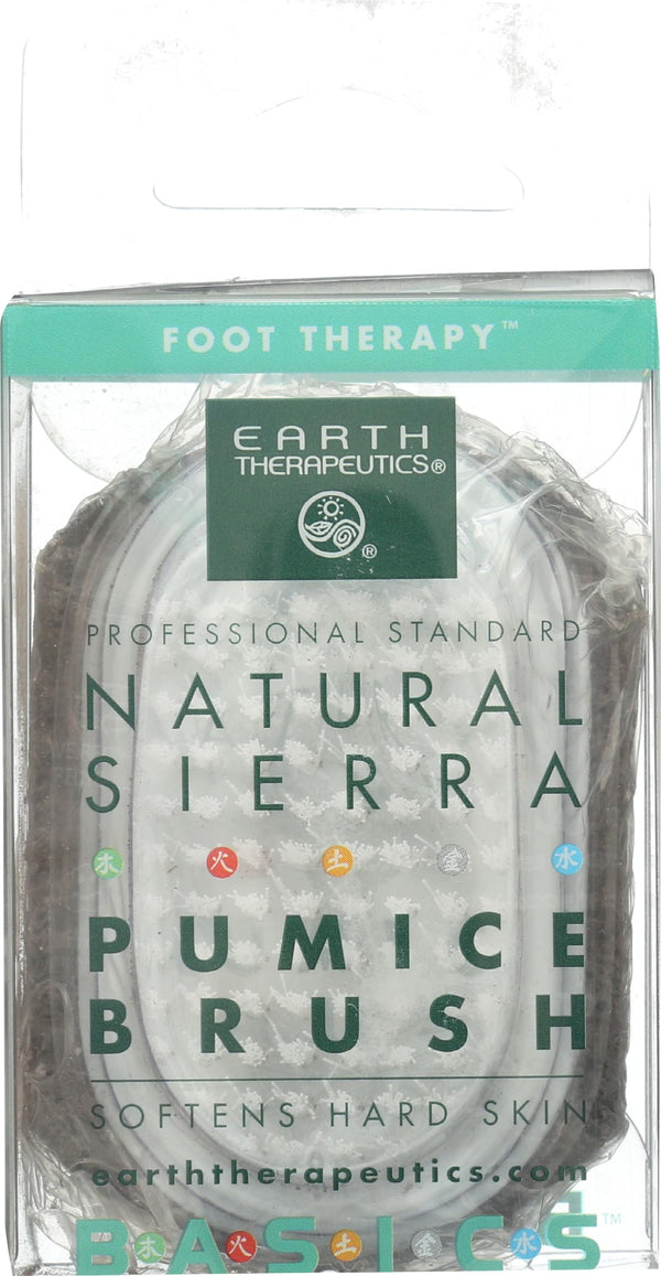 Earth Therapeutics Pumice Stone with Brush, 1 EA