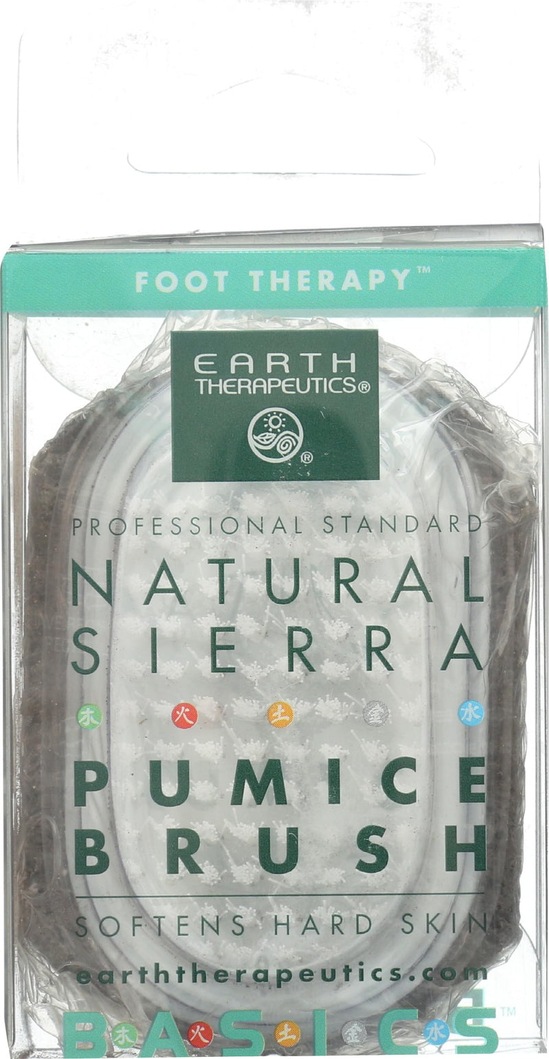 Earth Therapeutics Pumice Stone with Brush, 1 EA