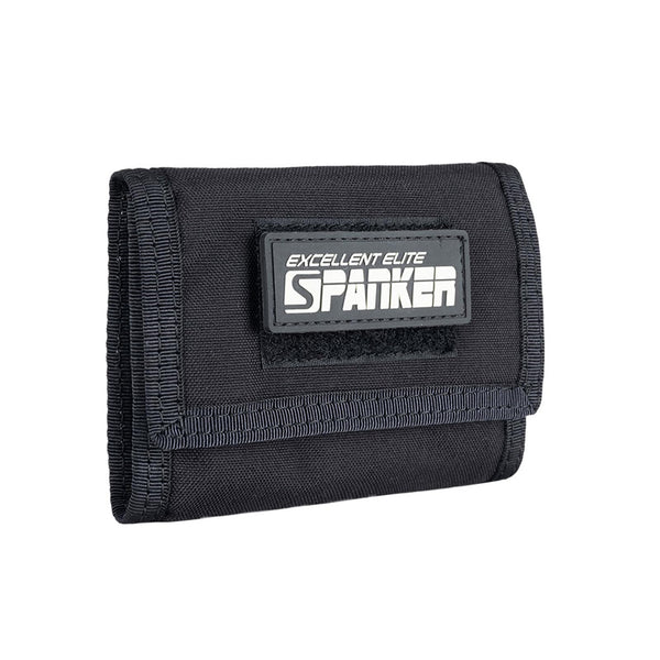 EXCELLENT ELITE SPANKER Nylon Trifold Wallet for Men ID Card Holder Tactical Military Wallet with Coin Pocket Outdoor Wallet BLK