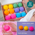 Anovina 12XL Bath Bombs Gift Set USA Made with Natural Essential Oils for Women & Kids â Aromatherapy Holiday Gifts Ideas. Mothers Day Gift Idea.