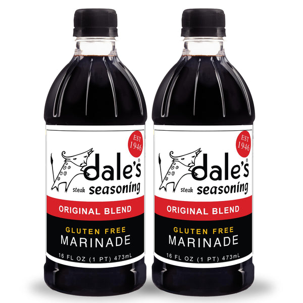 Original Steak Seasoning by Dale'S, Gluten Free, No Cholesterol | Delicious on All Meats, Fish, and Vegetables | (2) 16 Oz Bottle | No Long