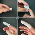 Approx. 420 Pcs Latex Finger Cots, Disposable Medium Finger Gloves, Fingertip Protectors, Thumb Covers, Sleeves Covers Protection for