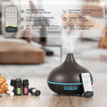 Aroma Diffiser with Essential Oils Set, 550 ML Essential Oil Diffuser with Remote, Ultrasonic Technology Aromatherapy Diffusers Auto Shut-Off for