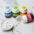 DC24 DAILY CARE Xylitol Chewing Gum with Erythritol, Aspartame Free & Sugar Free Gum for Dry Mouth, Low-Calorie, Sugarless, Assorted Flavors