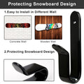 Snowboard Wall Mount Clips, Horizontal Skateboard Wall Mount?Snowboard Display Stand for Room, Garage