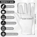 Sibba 2 Pairs Touch Screen Moisturizing Gloves White Cotton Moisturizing Gloves Overnight Bedtime Heal Eczema Sleeping Lotion Hand Spa Treatment