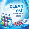 Lysol Toilet Bowl Cleaner Gel, for Cleaning and Disinfecting, Stain Removal, Forest Rain Scent, 24Oz