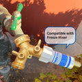 AUTOMAN Hose Splitter 2 Way, Garden Hose Splitter, 100% Rustproof Brass Water Hose Splitter with Adjustable Flow Valves, Seamless Design & 2 Extra