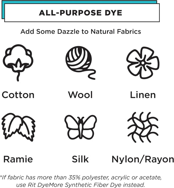 Rit Dye 88150 All Purpose Liquid Dye, Black, 8 Fl Oz (Pack of 1)