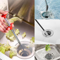 Drain Snake,61 Inch Flexible Grabber Claw Pick up Reacher Tool,Drain Clog Remover - Gutter Cleaning Tools for Home Sink, Bathroom Tub,Drain,