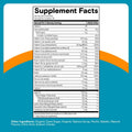 Smartypants Teen Guy Multivitamin Gummies - Improved Formula: Omega 3 (DHA/EPA), Vitamin D3, C, Vitamin B12, B6, A, K & Zinc, Folate, Gluten Free,