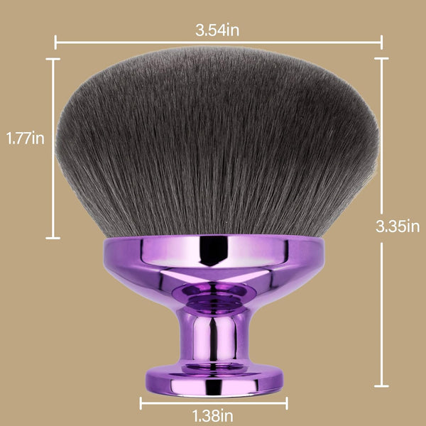 Extra Large Body Makeup Brush for Self Tanner, Leg Makeup &Bronzer Blend,90 Mm Wide-Headed Kabuki Brush Provides More Even &Pretty Application,