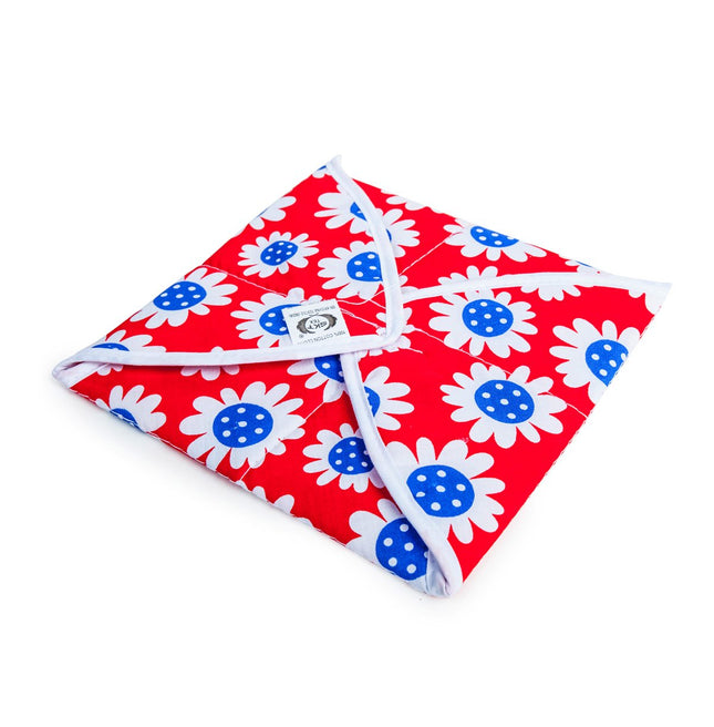 Healthandyoga™ Roti, Tortilla & Breads Covering Cloth - Square Shape Cotton Clot