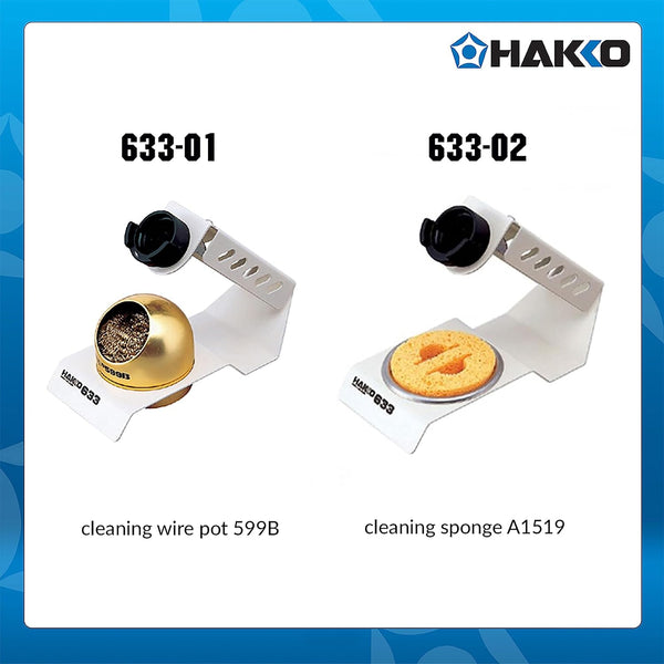 Hakko 633-01 â Soldering Iron Holder with 599B Tip Cleaner