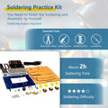 EIELE Soldering Practice Kit Electronic Pixel Games Electronic DIY Kits for Teenagers Soldering Kit Adults Suitable for School Students Learning