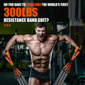 Resistance Bands, Heavy Exercise Bands with Handles, Fitness Bands Set for Working Out, Workout Bands for Men, Weight Bands for Muscle Training,
