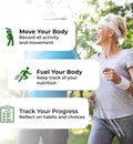 Wellness Tracker Daily Habit Tracker. Set Goals for All Physical Activity and Nutritional Habits in Spiral Bound, 10-Week Journal. Ideal for Women