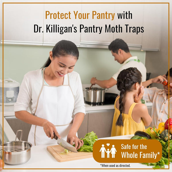 Dr. Killigan'S Premium Double Potent Pantry Moth Traps with Pheromones Prime, Sticky Indian Meal Moth Traps for Kitchen, How to Get Rid of Moths