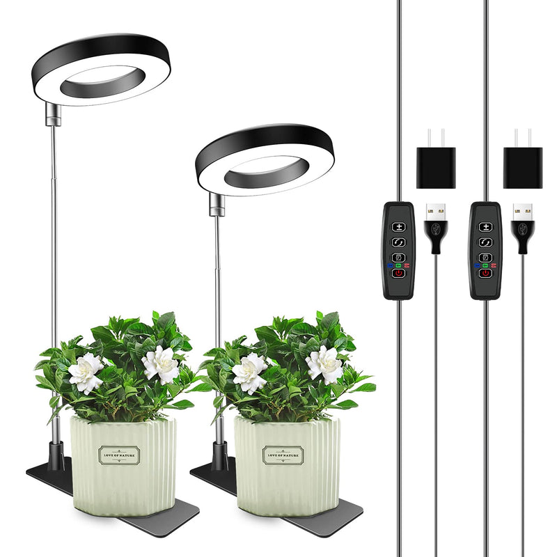 Grow Lights for Indoor Plants, 48 Leds Full Spectrum Plant Light for Indoor Plants, Height Adjustable Growing Lamp with Base, 3 Optional