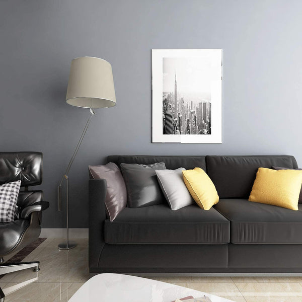 Livelynine Light Grey Wallpaper Peel and Stick Modern Grey Contact Paper for Cabinets Counters Countertops Vinyl Wall Paper Roll for Bedroom